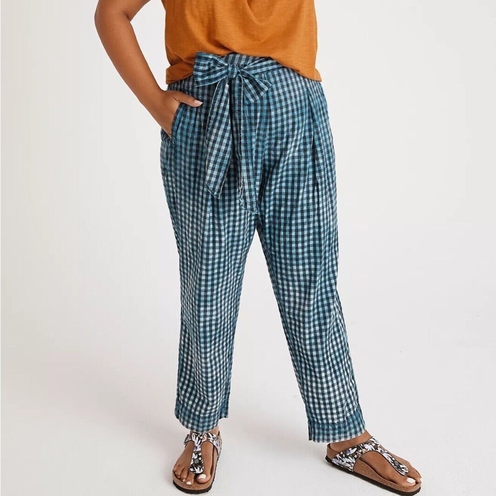 Anthropologie Maeve Avryl Bleached Slim Pants sz 0